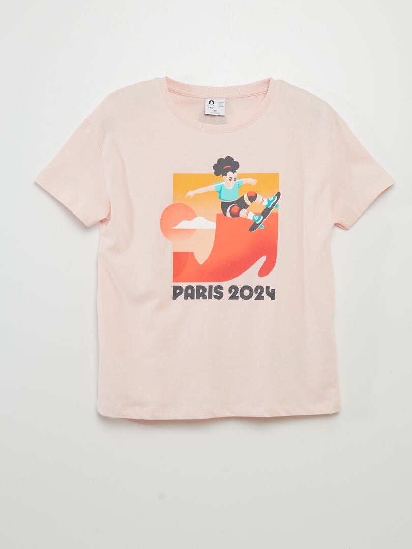 T-shirt imprimé - Paris 2024 Rose - Kiabi