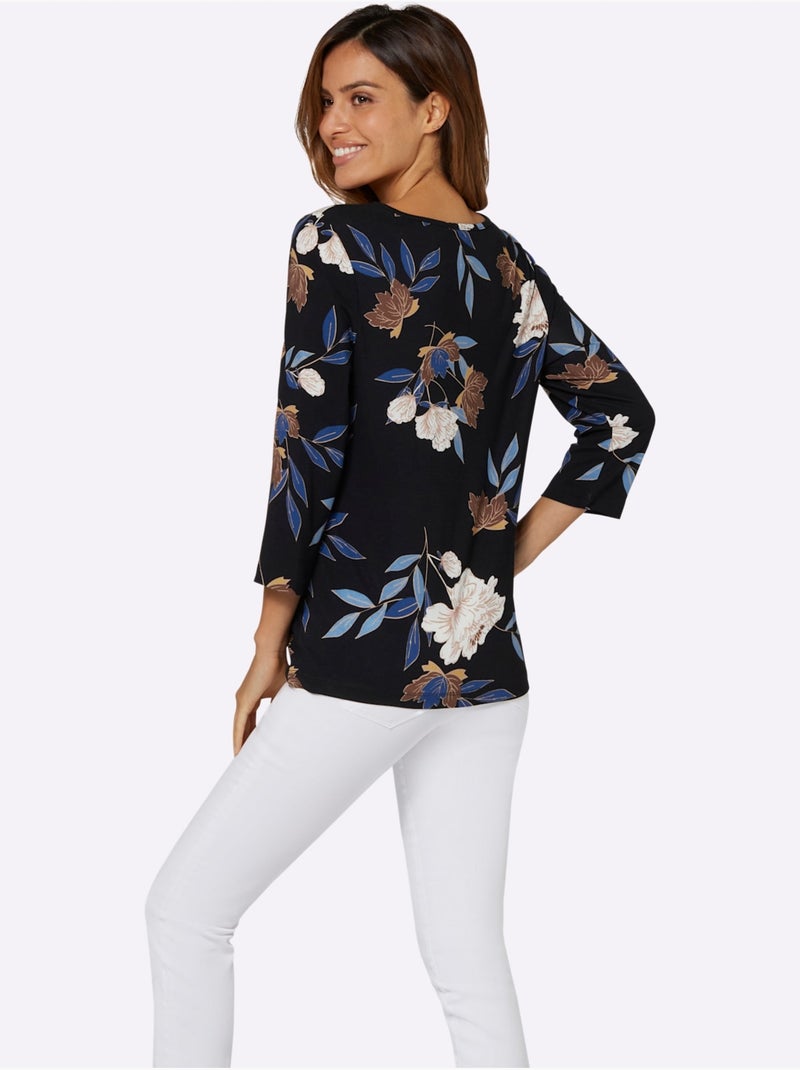 T-shirt imprimé - taille standard - witt Bleu roi - Kiabi