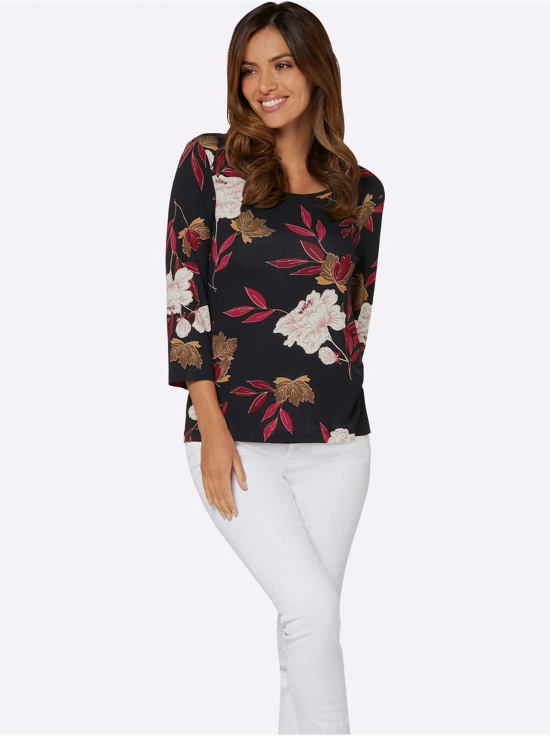 T-shirt imprimé - taille standard - witt Rouge foncé - Kiabi