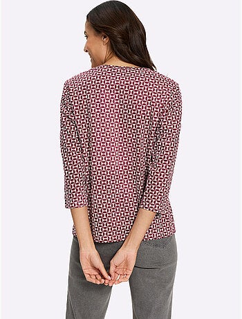 T-shirt imprimé 50% coton - taille standard - witt