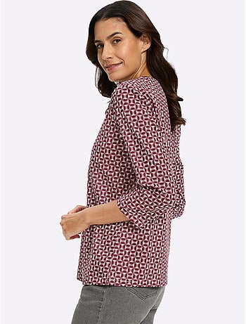 T-shirt imprimé 50% coton - taille standard - witt