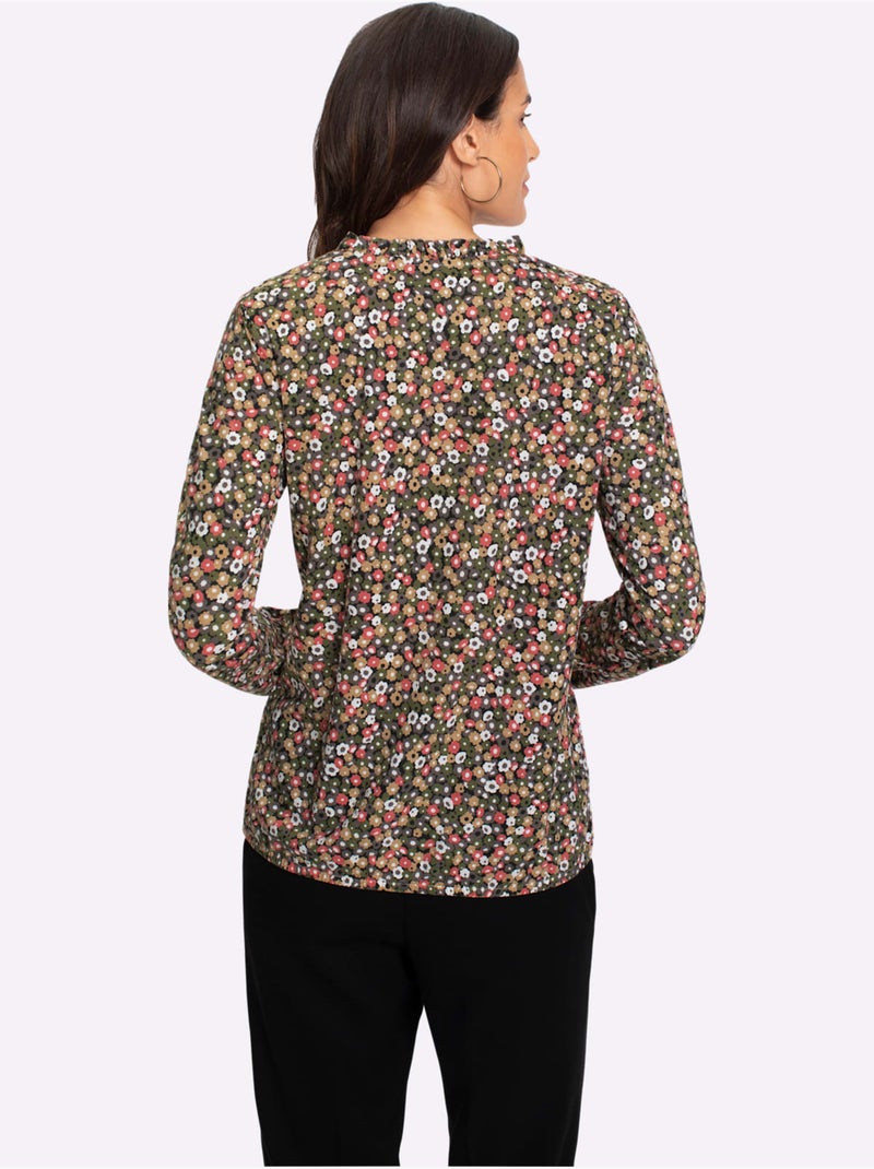 T-shirt imprimé 50% coton - taille standard - witt Rose/Vert - Kiabi