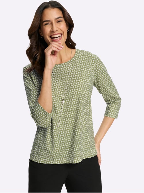 T-shirt Imprimé 50% Coton - Taille Standard - Witt - Kiabi