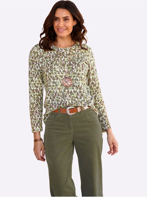 T-shirt imprimé 50% coton - taille standard - witt - Kiabi