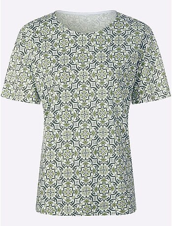 T-shirt Imprimé 50% Coton Et 50% Modal - Taille Standard - Witt