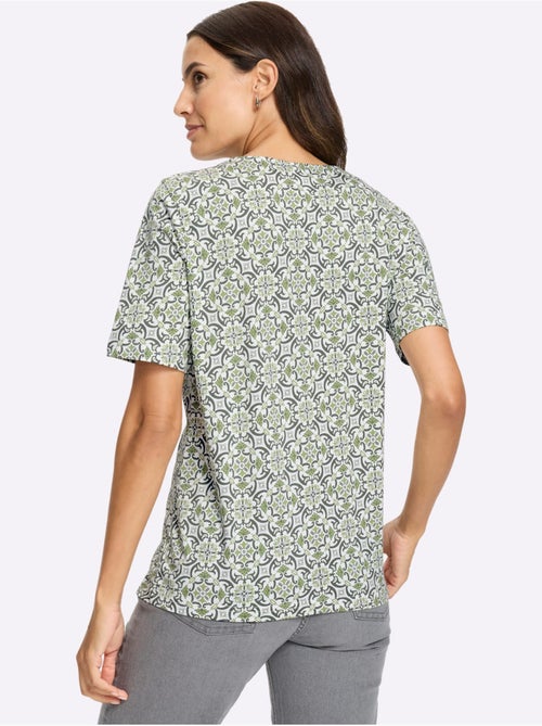 T-shirt Imprimé 50% Coton Et 50% Modal - Taille Standard - Witt - Kiabi