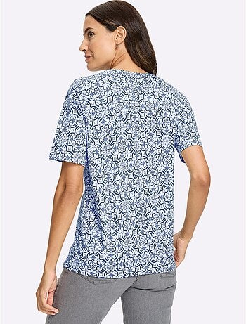 T-shirt Imprimé 50% Coton Et 50% Modal - Taille Standard - Witt
