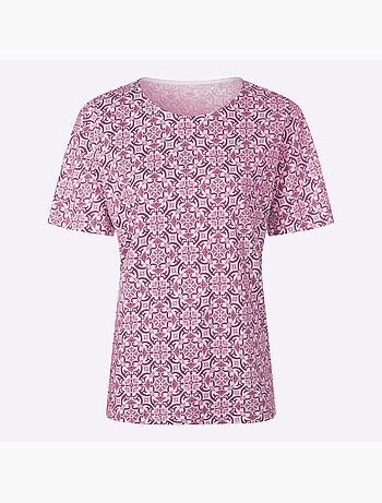 T-shirt Imprimé 50% Coton Et 50% Modal - Taille Standard - Witt