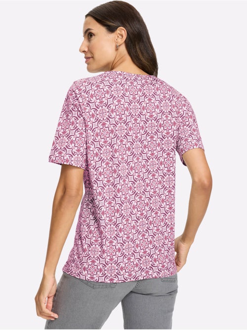T-shirt Imprimé 50% Coton Et 50% Modal - Taille Standard - Witt - Kiabi T-shirt Imprimé 50% Coton Et 50% Modal - Taille Standard - Witt - Kiabi