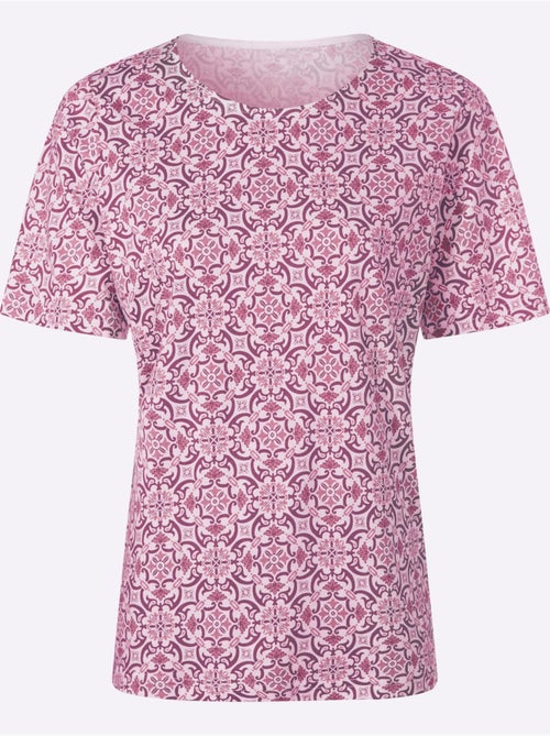T-shirt Imprimé 50% Coton Et 50% Modal - Taille Standard - Witt - Kiabi T-shirt Imprimé 50% Coton Et 50% Modal - Taille Standard - Witt - Kiabi