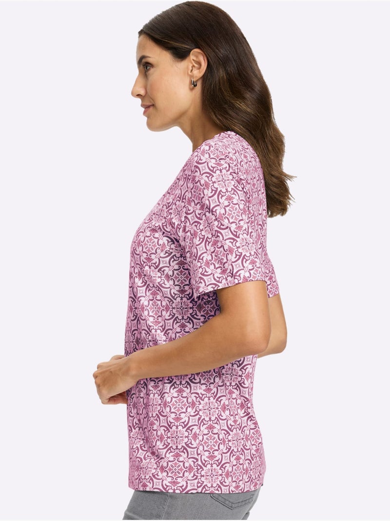 T-shirt Imprimé 50% Coton Et 50% Modal - Taille Standard - Witt Ecru - Kiabi