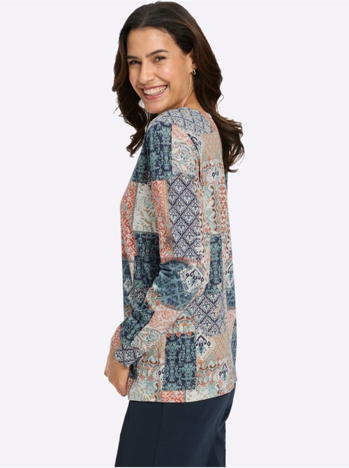 T-shirt Imprimé 50% Coton Et 50% Modal - Taille Standard - Witt - Kiabi