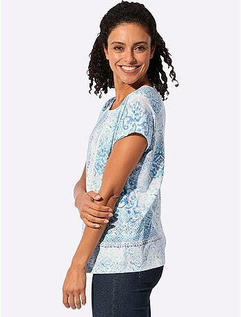 T-shirt Imprimé 50% Modal - Taille Standard - Witt