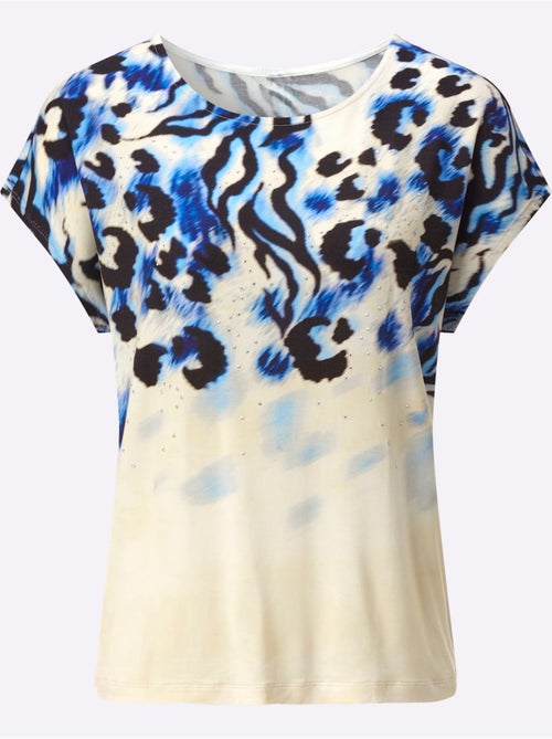T-shirt Imprimé 95% Lyocell (tencel) - Taille Standard - helline - Kiabi