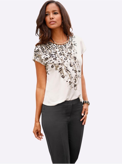 T-shirt Imprimé 95% Viscose (ecovero) - Taille Standard - Witt - Kiabi