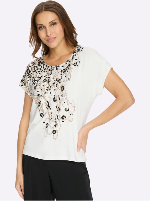 T-shirt Imprimé 95% Viscose (ecovero) - Taille Standard - Witt - Kiabi