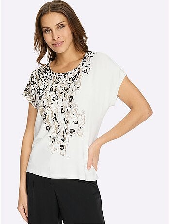 T-shirt Imprimé 95% Viscose (ecovero) - Taille Standard - Witt