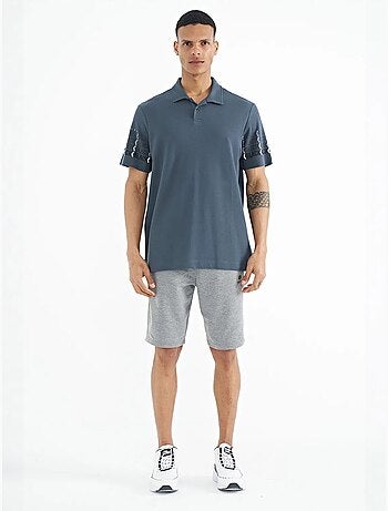 T-shirt imprimé à col polo tommy