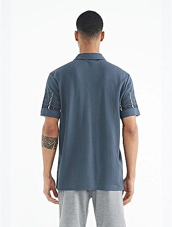 T-shirt imprimé à col polo tommy