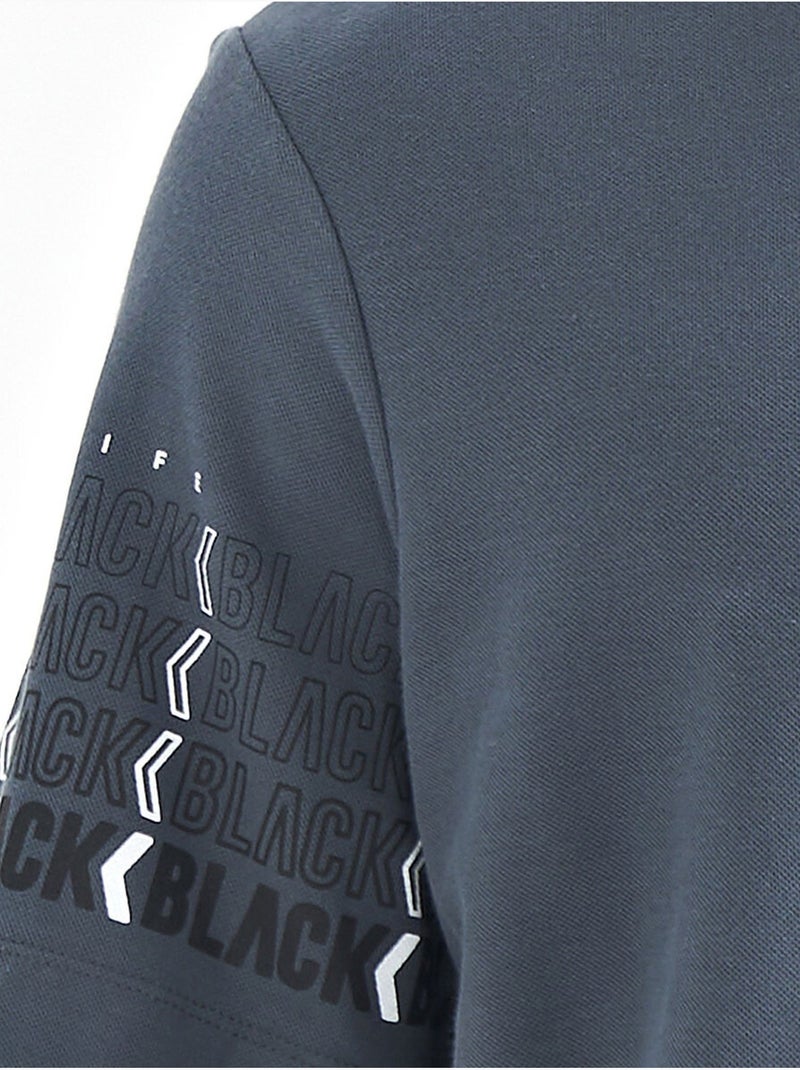 T-shirt imprimé à col polo tommy Gris - Kiabi