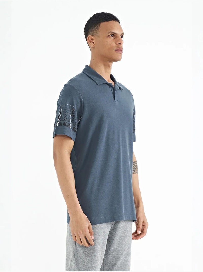 T-shirt imprimé à col polo tommy Gris - Kiabi