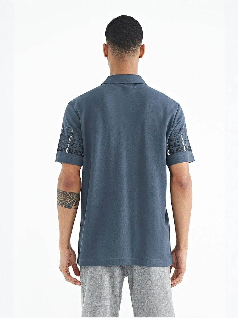 T-shirt imprimé à col polo tommy Gris - Kiabi