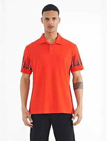 T-shirt imprimé à col polo tommy