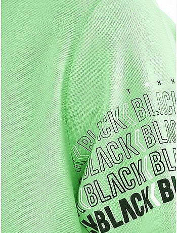 T-shirt imprimé à col polo tommy