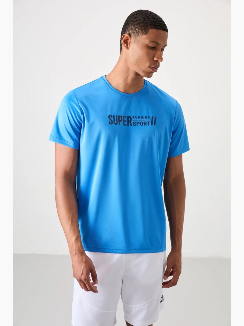 T-shirt imprimé à col rond tommy Bleu électrique - Kiabi