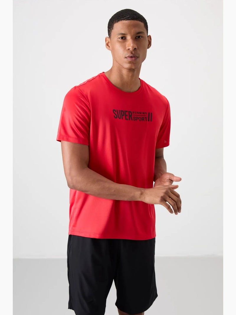 T-shirt imprimé à col rond tommy Rouge - Kiabi
