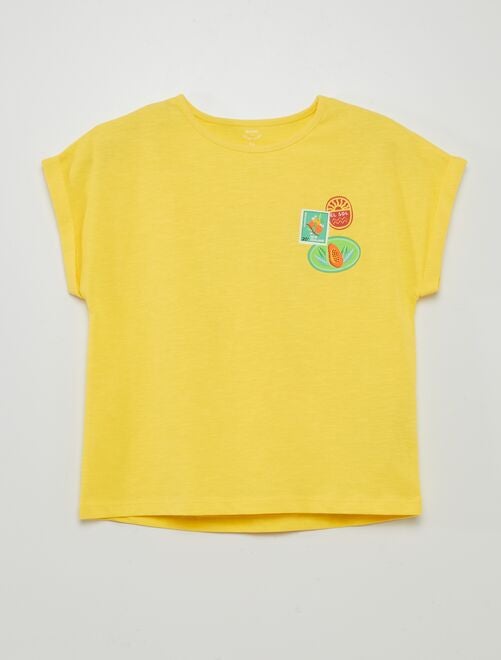 T-shirt imprimé à manches chauve-souris X Ariane Butto - Kiabi