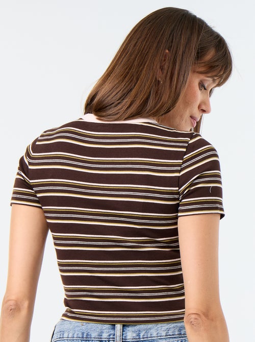 T-shirt imprimé à manches courtes à motif - Kiabi T-shirt imprimé à manches courtes à motif - Kiabi