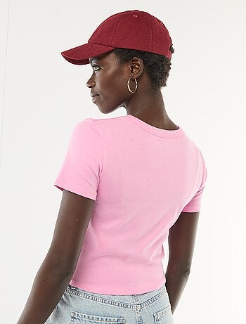 T-shirt imprimé à manches courtes à motif