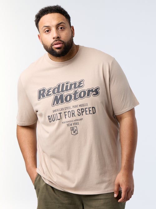 T-shirt imprimé à manches courtes - Kiabi