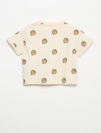 T-shirt imprimé à manches courtes