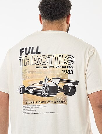 T-shirt imprimé à manches courtes