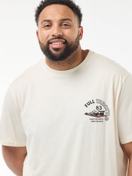 T-shirt imprimé à manches courtes - Kiabi