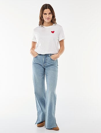 T-shirt imprimé à manches courtes