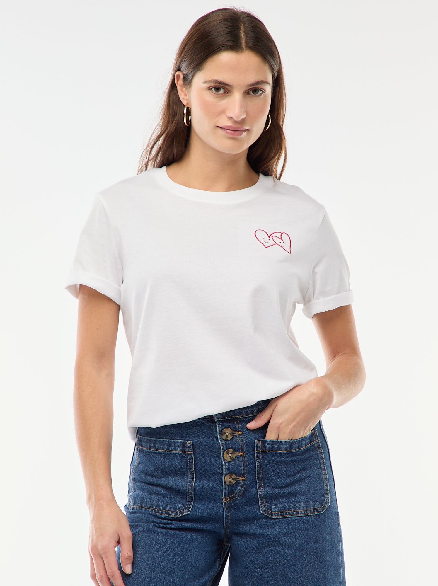 T-shirt imprimé à manches courtes