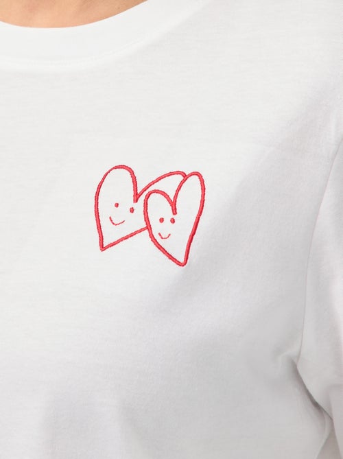 T-shirt imprimé à manches courtes - Kiabi