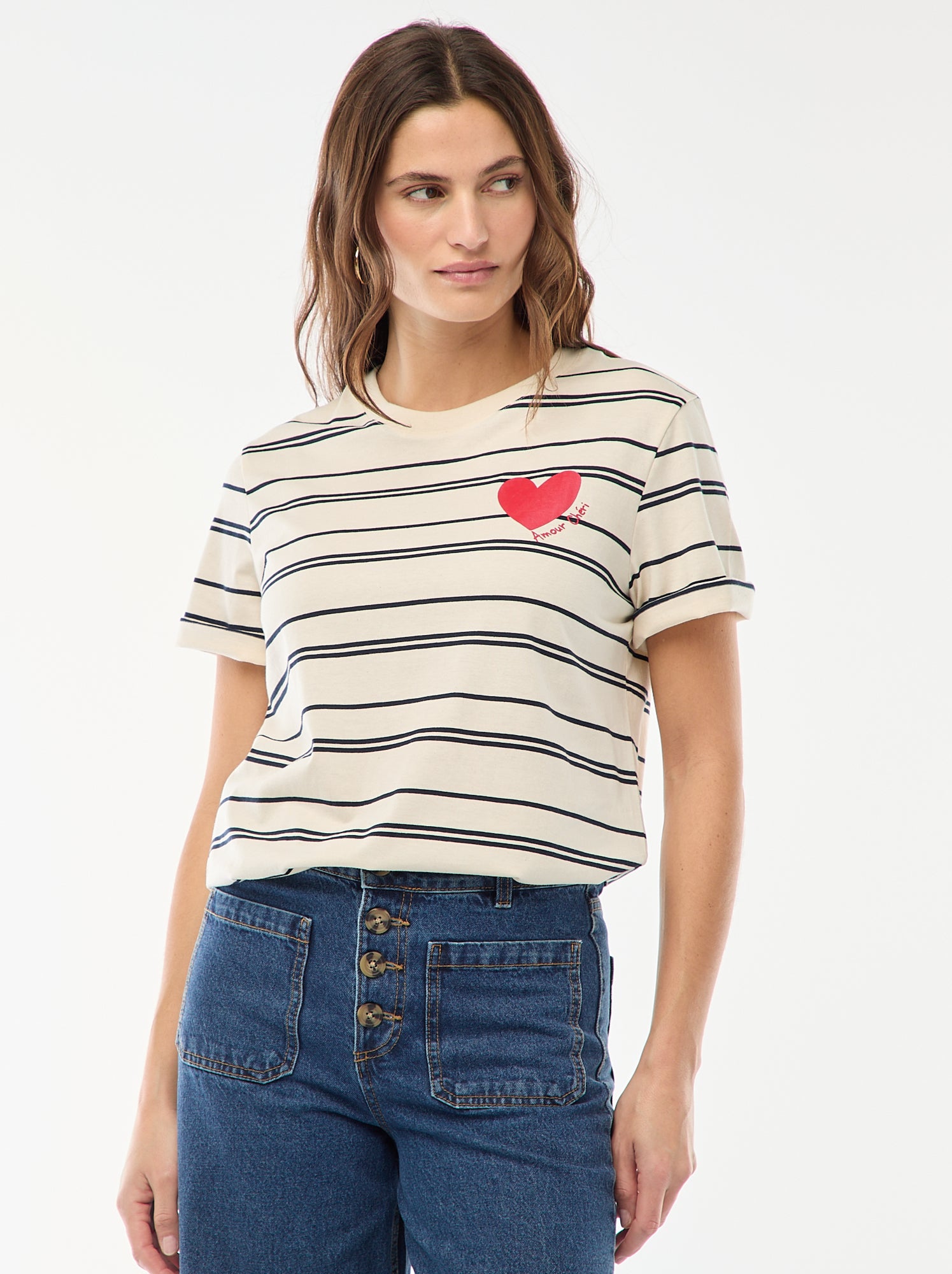 T-shirt imprimé à manches courtes