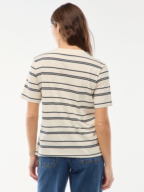 T-shirt imprimé à manches courtes - Kiabi