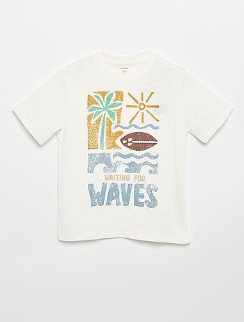T-shirt imprimé à manches courtes