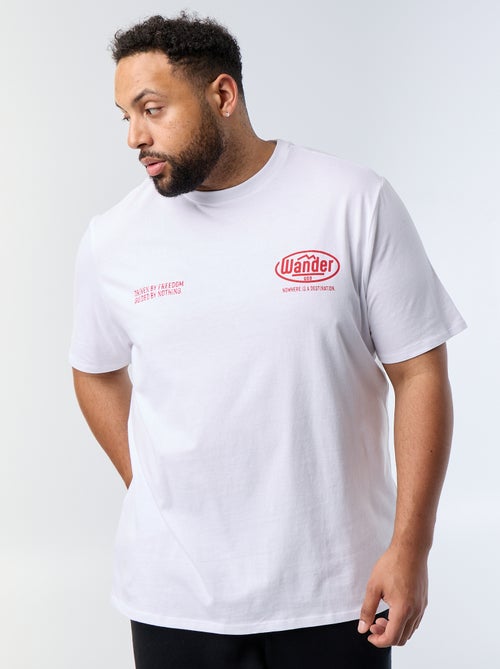 T-shirt imprimé à manches courtes - Kiabi