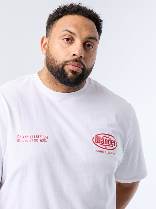 T-shirt imprimé à manches courtes - Kiabi