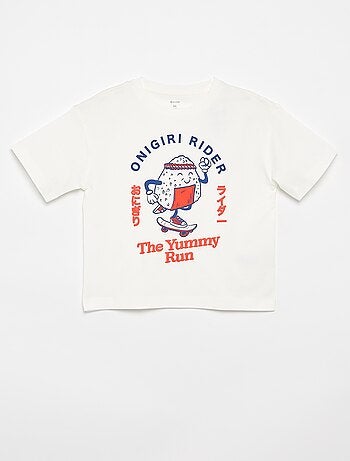 T-shirt imprimé à manches courtes