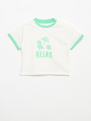 T-shirt imprimé à manches courtes