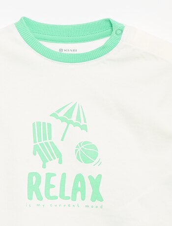 T-shirt imprimé à manches courtes