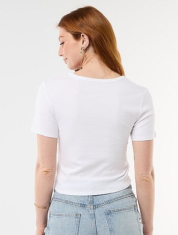 T-shirt imprimé à manches courtes