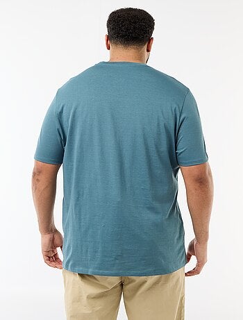 T-shirt imprimé à manches courtes et col rond